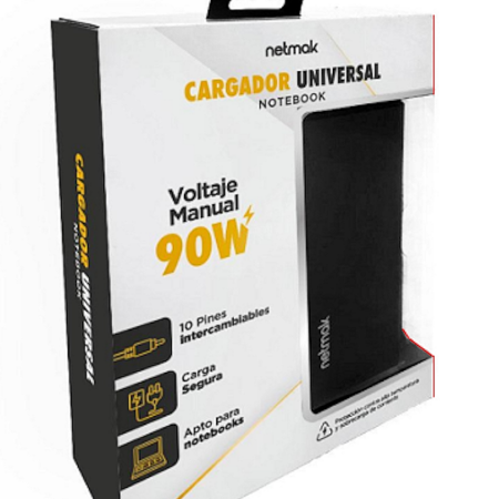 CARGADOR NOTEBOOK UNIVERSAL NETMARK NM1187