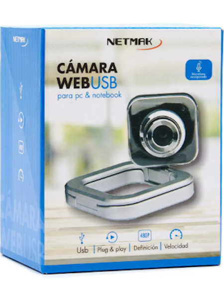 WEB CAM USB NM.WEB01 NETMARK 640X480 CON MICROFONO - Imagen 4