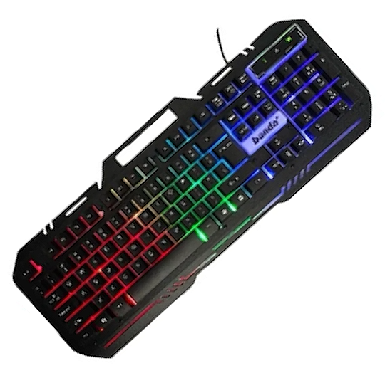 TECLADO Y MOUSE USB CON AURICULAR Y PAD DE MOUSE SEISA DNG-11 KIT GAMER - Imagen 5