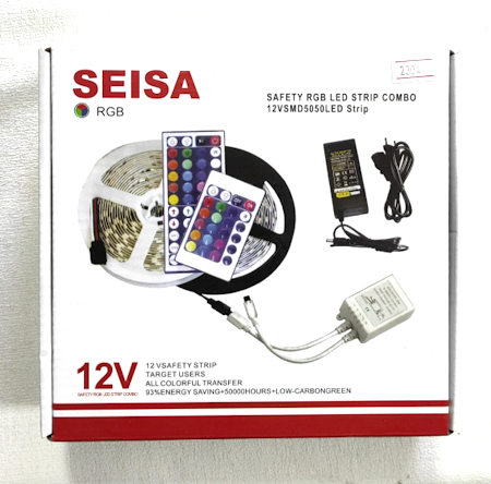 KIT TIRA DE LED RGB SILICONADA 12VSMD5050 EN ROLLO DE 5 METROS, CALIDAD PREMIUM CON CONTROL REMOTO, CONTROLADORA RGB Y FUENTE DE 12V 6A LISTO PARA FUNCIONAR