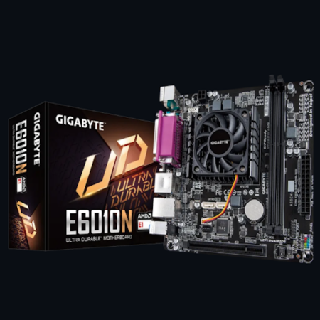 MOTHERBOARD GIGABYTE GA-E6010N CON AMD E1 Y 4G DE RAM INCLUÍDOS LISTO PARA FUNCIONAR