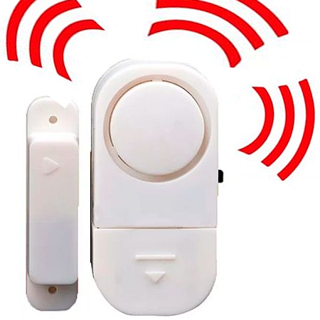 ALARMA ELECTROMAGNÉTICA PARA PUERTAS, VENTANAS, ETC. SONIDO FUERTE Y FÁCIL INSTALACIÓN EN MINUTOS